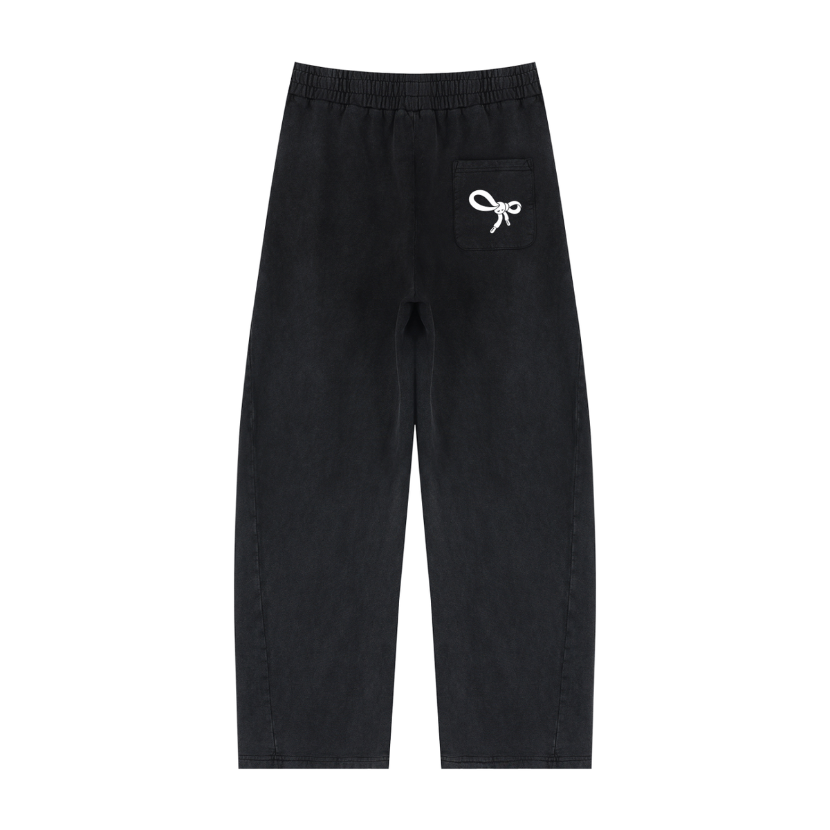 NUNS “NO FIXED PLANS” SWEATPANTS - UNISEX MINERAL WASH BARREL FIT