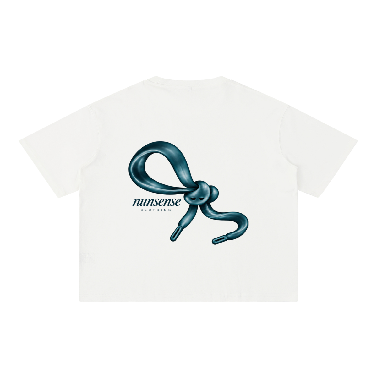 NUNS “LOOSE ENDS” TEE - MINERAL WASH BOXY COTTON