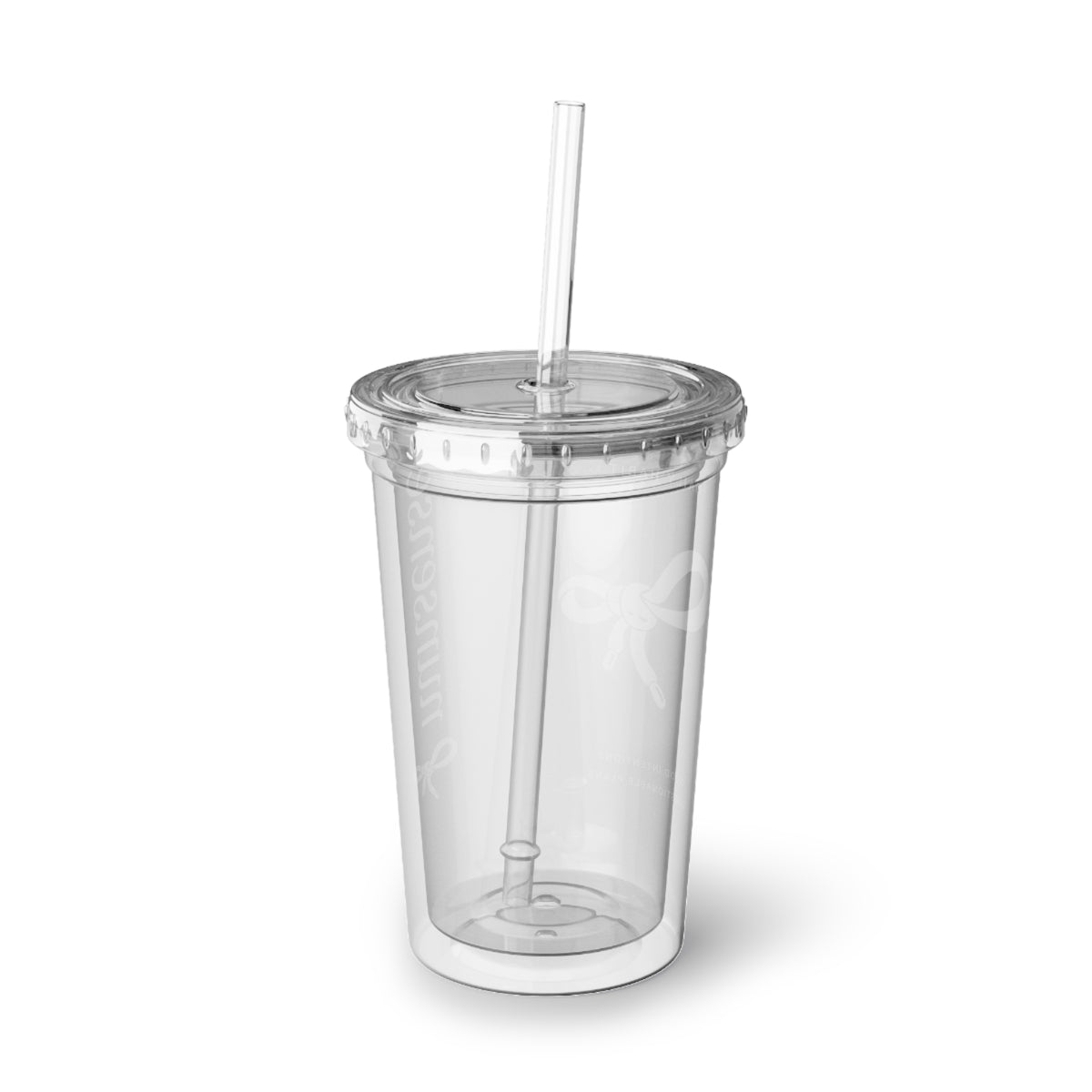 NUNS „DAILY HABIT“ BECHER – ACRYL-TRINKBECHER MIT STROHHALM