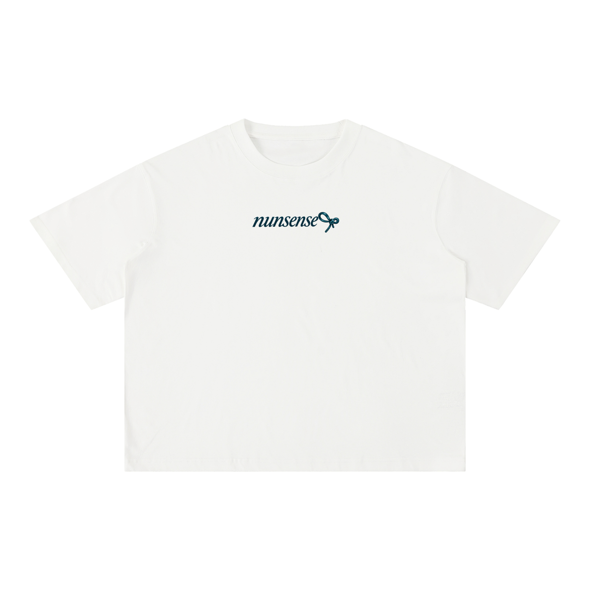 NUNS “LOOSE ENDS” TEE - MINERAL WASH BOXY COTTON