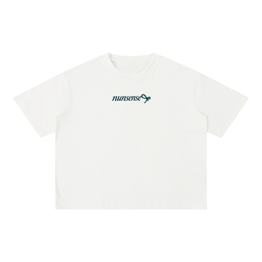 NUNS „LOOSE ENDS“ T-SHIRT – MINERAL WASH, BOX-CUT, BAUMWOLLE