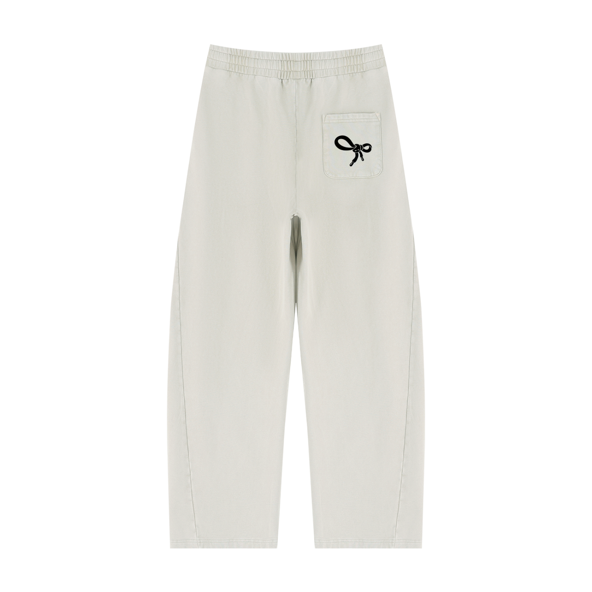 NUNS “NO FIXED PLANS” SWEATPANTS - UNISEX MINERAL WASH BARREL FIT