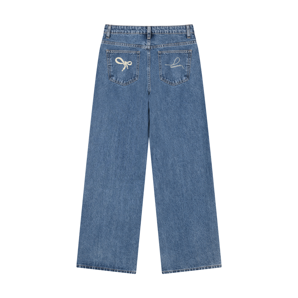 NUNS “LOOSE ENDS” JEANS - WOMEN’S WIDE LEG DENIM